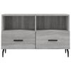 vidaXL TV Cabinet Grey Sonoma 80x36x50 cm Engineered Wood
