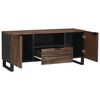 vidaXL TV Units with Drawer Walnut 105 x 33 x 46 cm Engineered wood