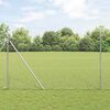 vidaXL Fence Post Silver 10 x 1.5 m (36 mm mesh) Steel