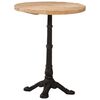 vidaXL Bistro Table Ø60x76 cm Rough Mango Wood