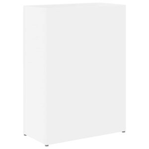vidaXL Umbrella Stand White 40 x 20 x 55.5 cm Engineered Wood