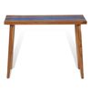 vidaXL Console Table Teak Resin 100x35x75 cm