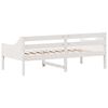 vidaXL Day Bed without Mattress White 75x190 cm Small Single Solid Wood Pine