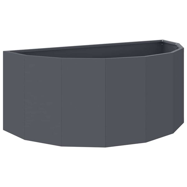 vidaXL Planter Anthracite 90 x 45 x 35 cm Steel