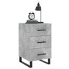 vidaXL Bedside Cabinet Concrete Grey 40x40x66 cm Engineered Wood