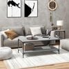 vidaXL Coffee Table Grey Sonoma 80x50x40 cm Engineered Wood