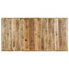 vidaXL Dining Table 160x80x75 cm Solid Rough Mango Wood