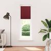 vidaXL Pleated Blind Bordeaux Red 65x200 cm Fabric Width 64.4 cm Polyester