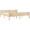 vidaXL Bed Frame without Mattress Solid Pinewood 180x200 cm Super King