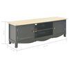 vidaXL TV Cabinet Black 120x30x40 cm Wood