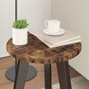 vidaXL Table Top Smoked oak 30 x 30 x 1.5 cm Engineered Wood