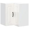 vidaXL Kitchen Wall Corner Cabinet Kalmar High Gloss White Engineered Wood