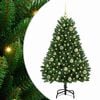 vidaXL Artificial Christmas Tree 120 cm 150 LEDs Warm White Green
