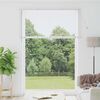 vidaXL Window Blind with Curtains Manual White Aluminium