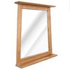 vidaXL Bathroom Mirror Solid Pinewood 70x12x79 cm