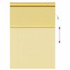vidaXL Roller Blind with Curtains Manual Yellow 150 x 220 cm Bamboo