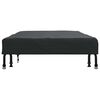 vidaXL Table Cover Plain Black 82 x 142 x 15 cm Fabric