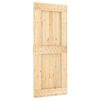 vidaXL Sliding Door with Hardware Set 85x210 cm Solid Wood Pine