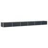 vidaXL Planter Anthracite 600 x 80 x 45 cm Steel