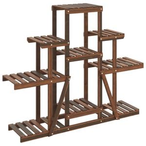 vidaXL Flower Stand 110x25x96 cm Solid Wood Fir
