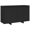 vidaXL Sideboard Black 120x41x75 cm Engineered Wood