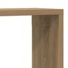 vidaXL Wall Shelf 2 pcs Artisan oak 80 x 15 x 26 cm Engineered wood