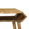 vidaXL Console Table Solid Mango Wood 90x35x76 cm