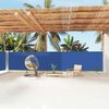vidaXL Retractable Side Awning Blue 160x1200 cm