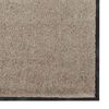vidaXL Doormat Beige and Black 120 x 180 cm Polypropylene and vinyl
