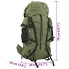 vidaXL Hiking Backpack Army Green 80 L Oxford Fabric