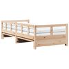vidaXL Daybed with Trundle and Mattresses 90x200 cm Solid Wood Pine