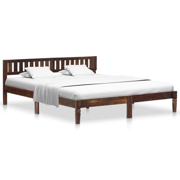vidaXL Bed Frame without Mattress Solid Mango Wood 180 cm