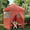 vidaXL Party Tent Folding Terracotta 200 x 200 x 306 cm Oxford Fabric