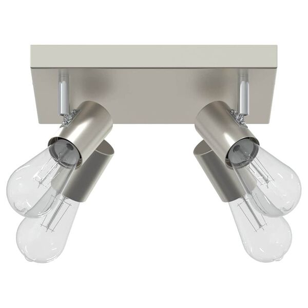vidaXL Ceiling Spotlight Nickel 26.5 x 26 x 11.5 cm Metal
