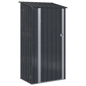 vidaXL Garden Sheds Anthracite 103 x 74 x 200 cm Metal