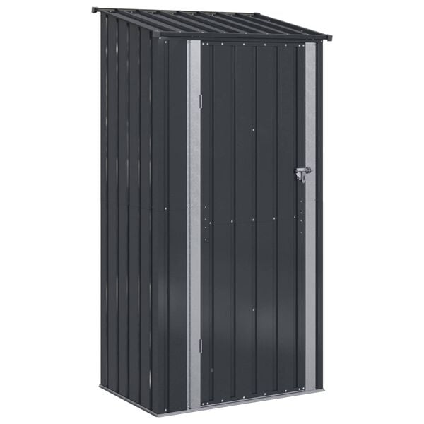 vidaXL Garden Sheds Anthracite 103 x 74 x 200 cm Metal