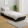 vidaXL Bed Frame without Mattress Grey Solid Wood Small Single