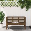 vidaXL Garden Bench Honey Brown 111.5x53x71 cm Solid Wood Pine