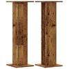 vidaXL Speaker Stands 2 pcs Old Wood 30x30x95 cm Engineered Wood