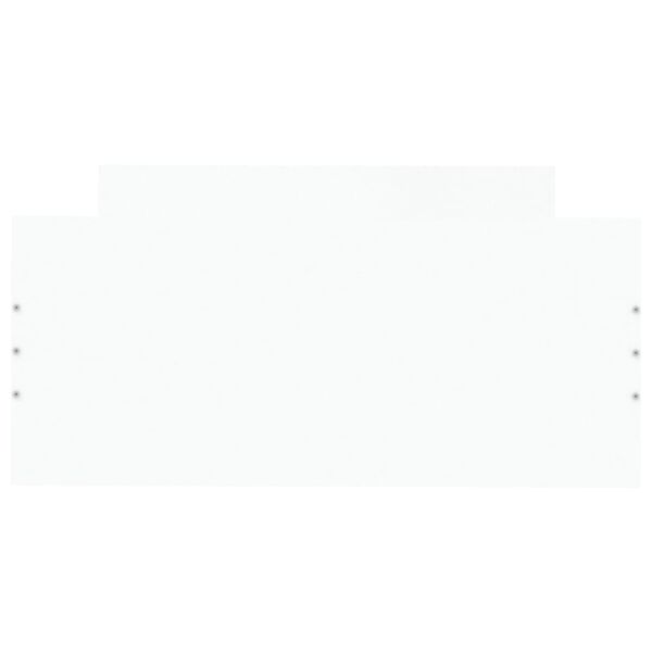 vidaXL Bed Frame without Mattress White 90x200 cm Engineered Wood