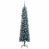 vidaXL Artificial Christmas Tree with 300 LEDs with Stand Green 180 cm