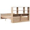 vidaXL Bookcase Bed without Mattress 120x200cm Solid Wood Pine