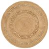 vidaXL Area Rug Hand-braided Jute 150 cm Round