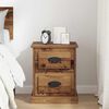 vidaXL Bedside Cabinet Old Wood 39 x 39 x 47.5 cm Engineered Wood