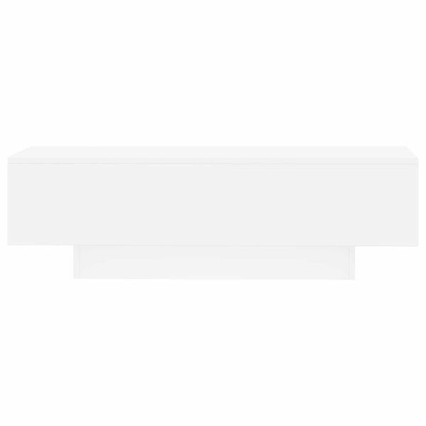 vidaXL Coffee Table White 100x49.5x31 cm Engineered Wood