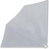 vidaXL Collapsible Balcony Side Awning Grey 140x140 cm