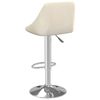 vidaXL Bar Stool 2 pcs Cream Velvet