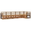 vidaXL Sofa Sets 6 pcs Natural Solid Acacia Wood