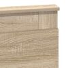 vidaXL Headboard with Headboard Sonoma Oak 150 cm Engineered Wood