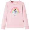 Kids' Sweatshirt Light Pink 128